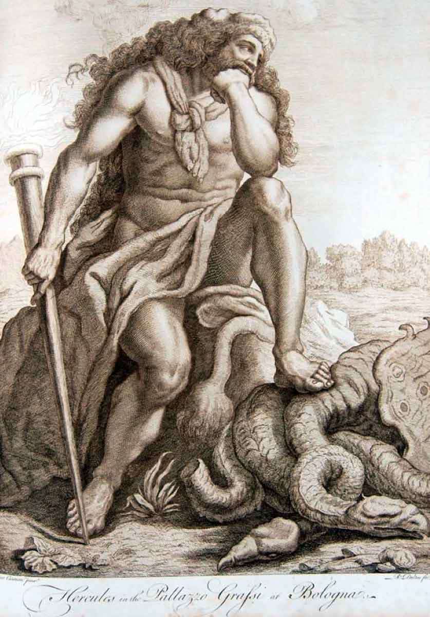 carracci hercules bologna etching