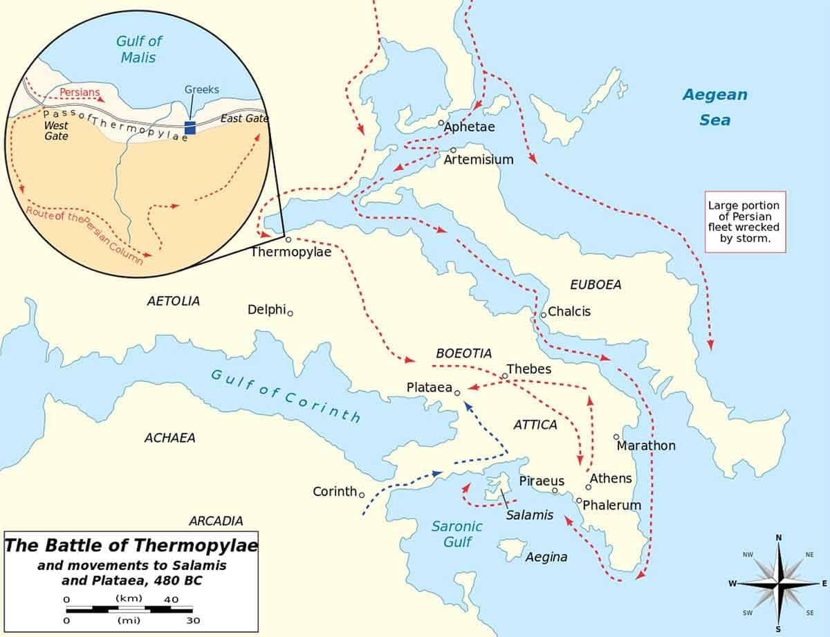 ephialtes thermopylae map