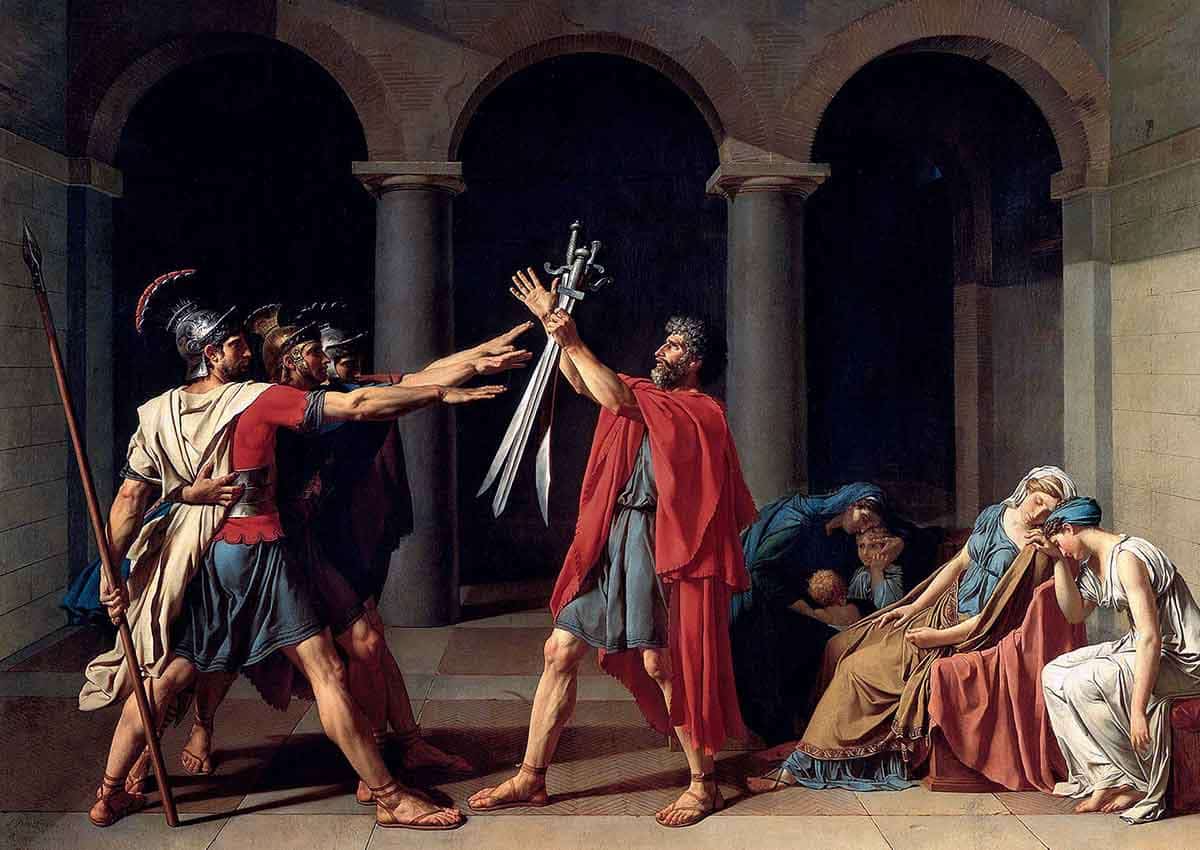 jacques louis david oath painting