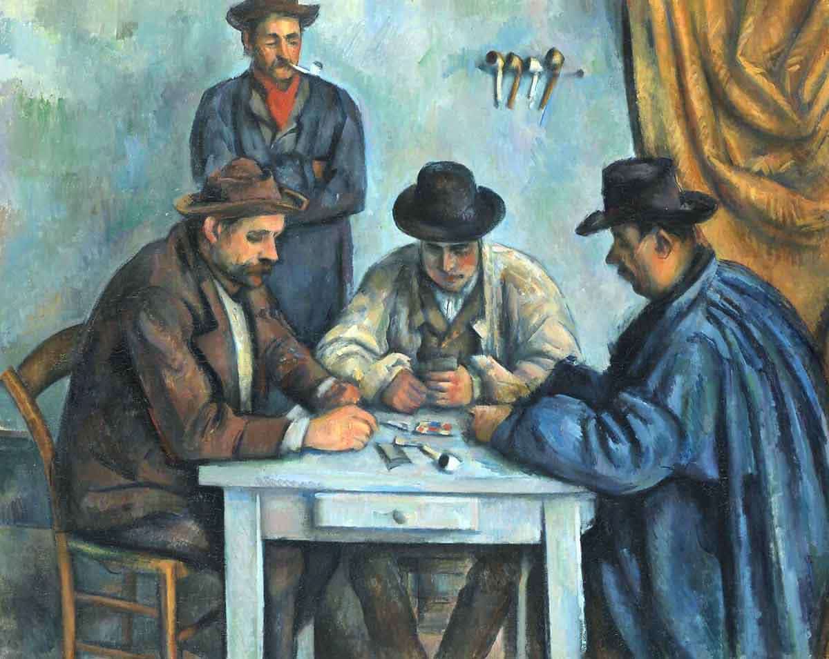 paul cezanne card players painting