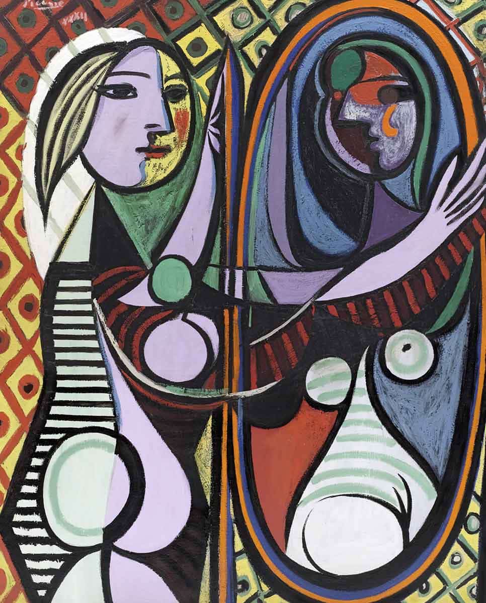 picasso girl before mirror