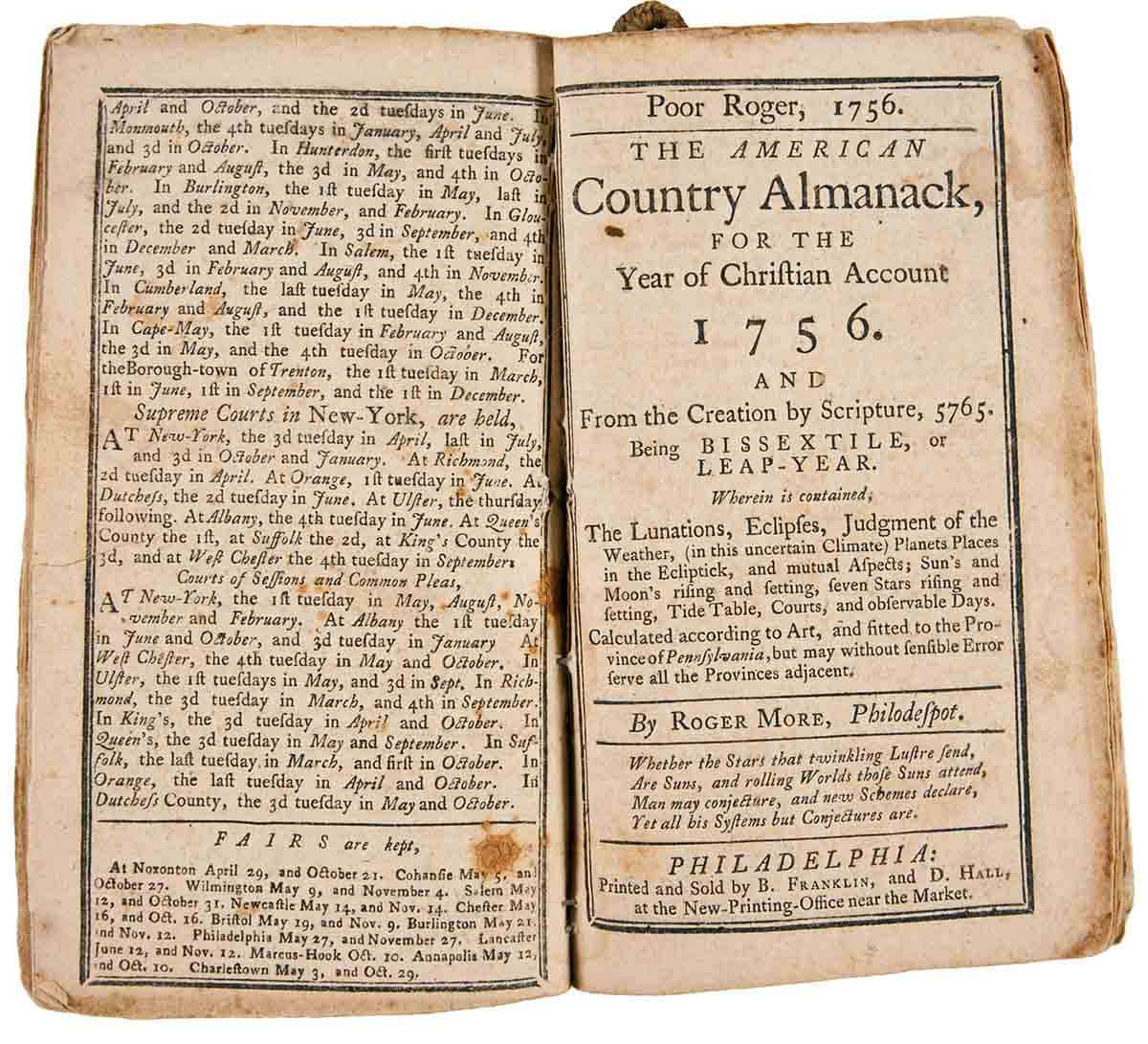 poor richards almanack