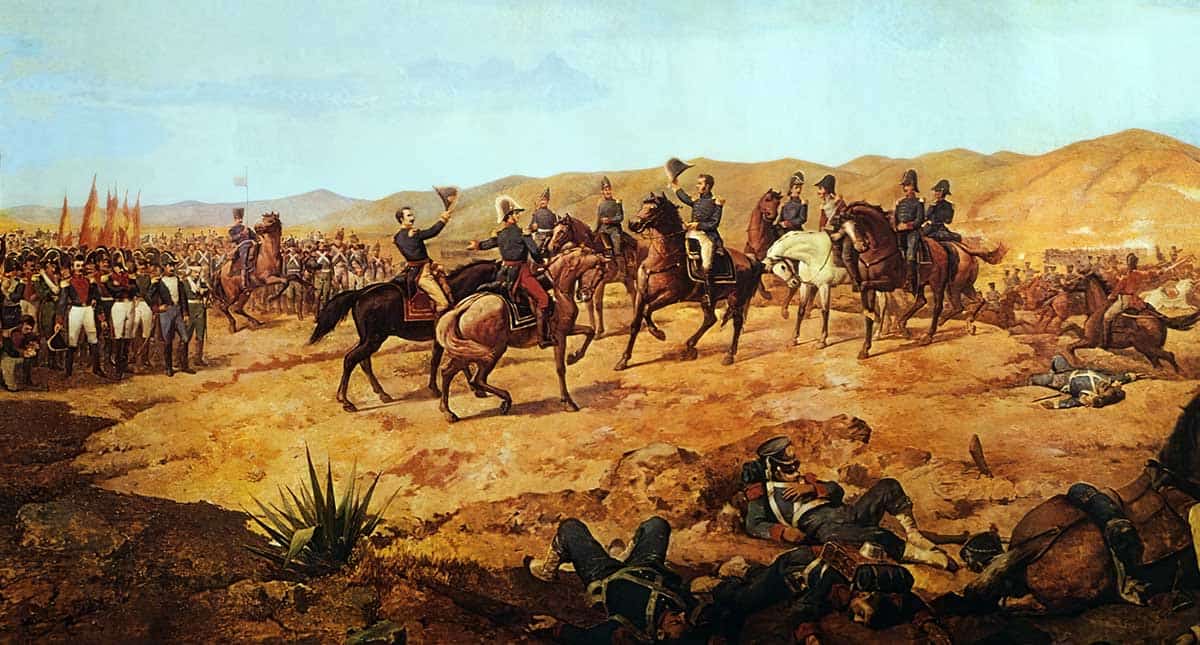 battle ayacucho painting