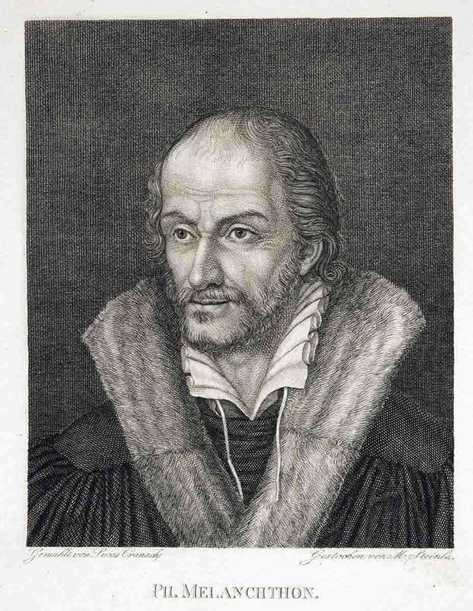 black white melanchthon