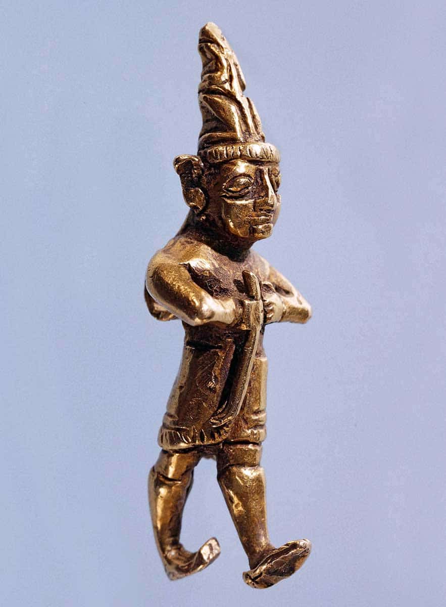 gold hittite amulet