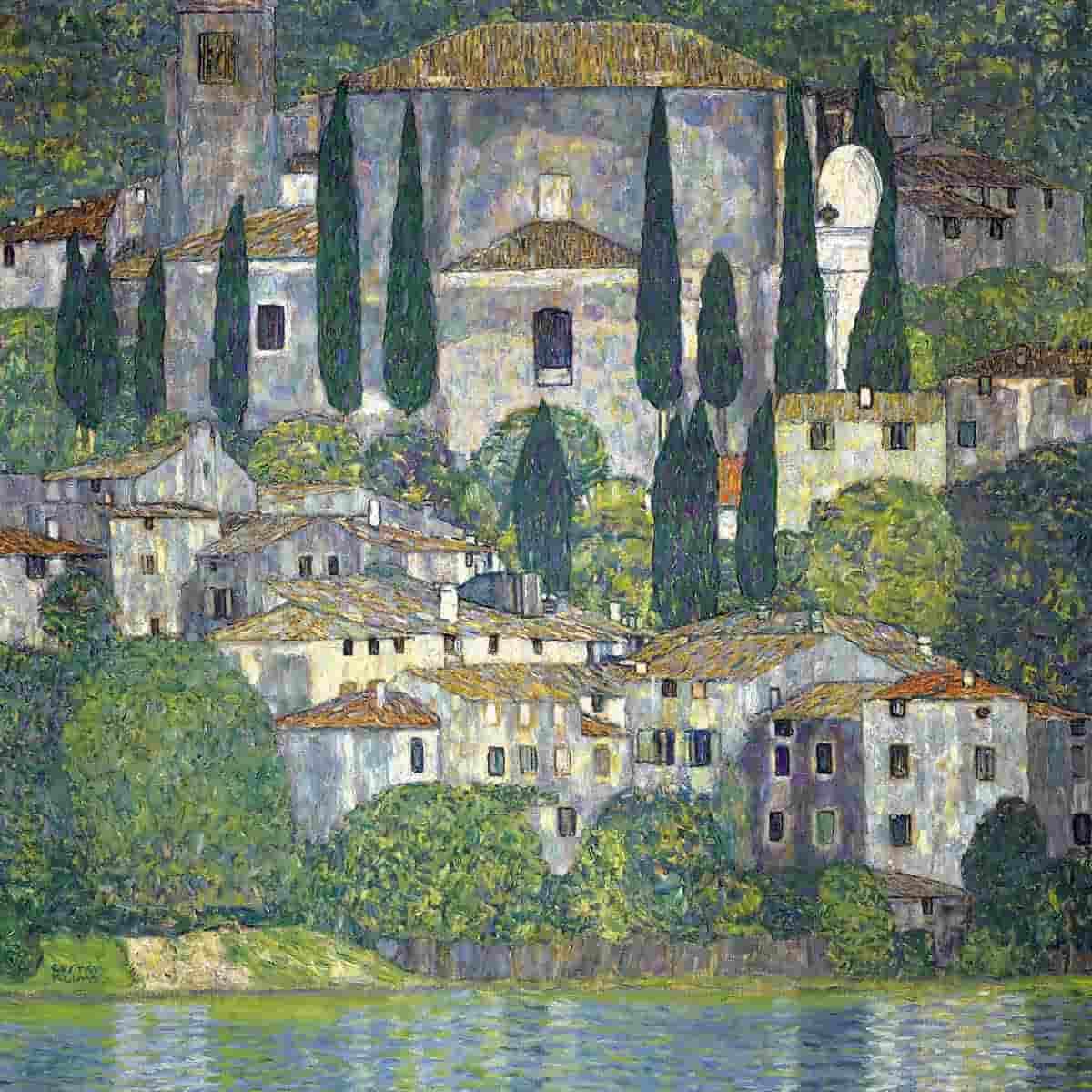 klimt church in cassone