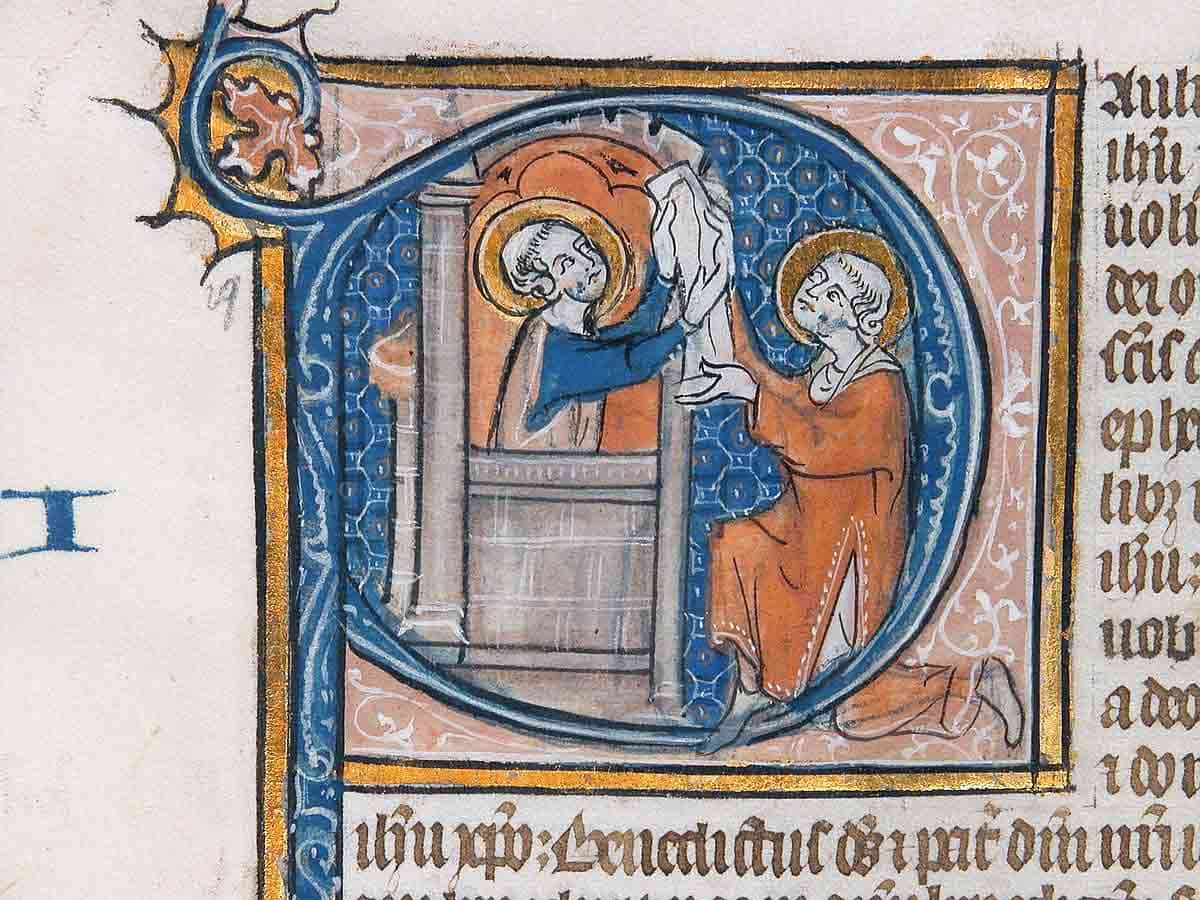 manuscript opening ephesians 1300