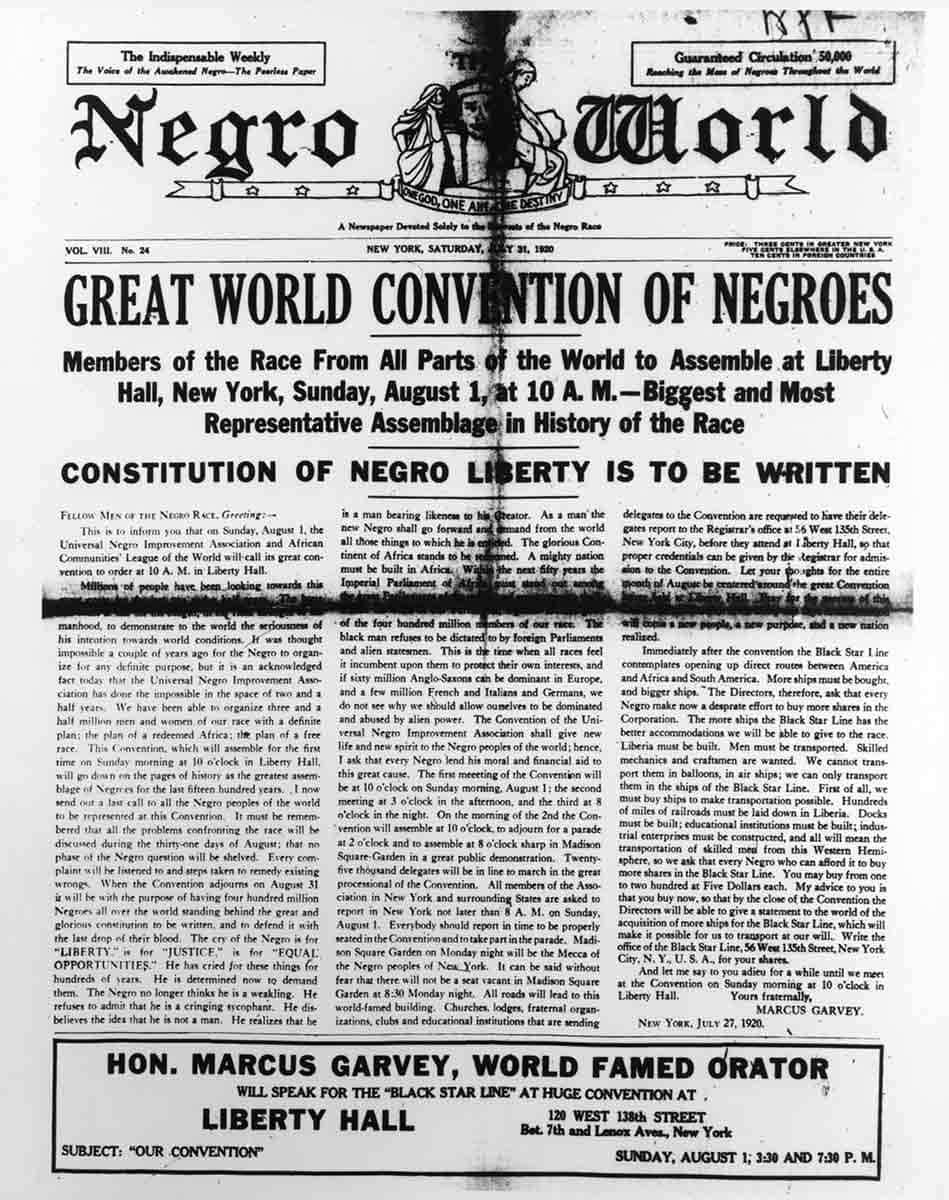 negro world 1920