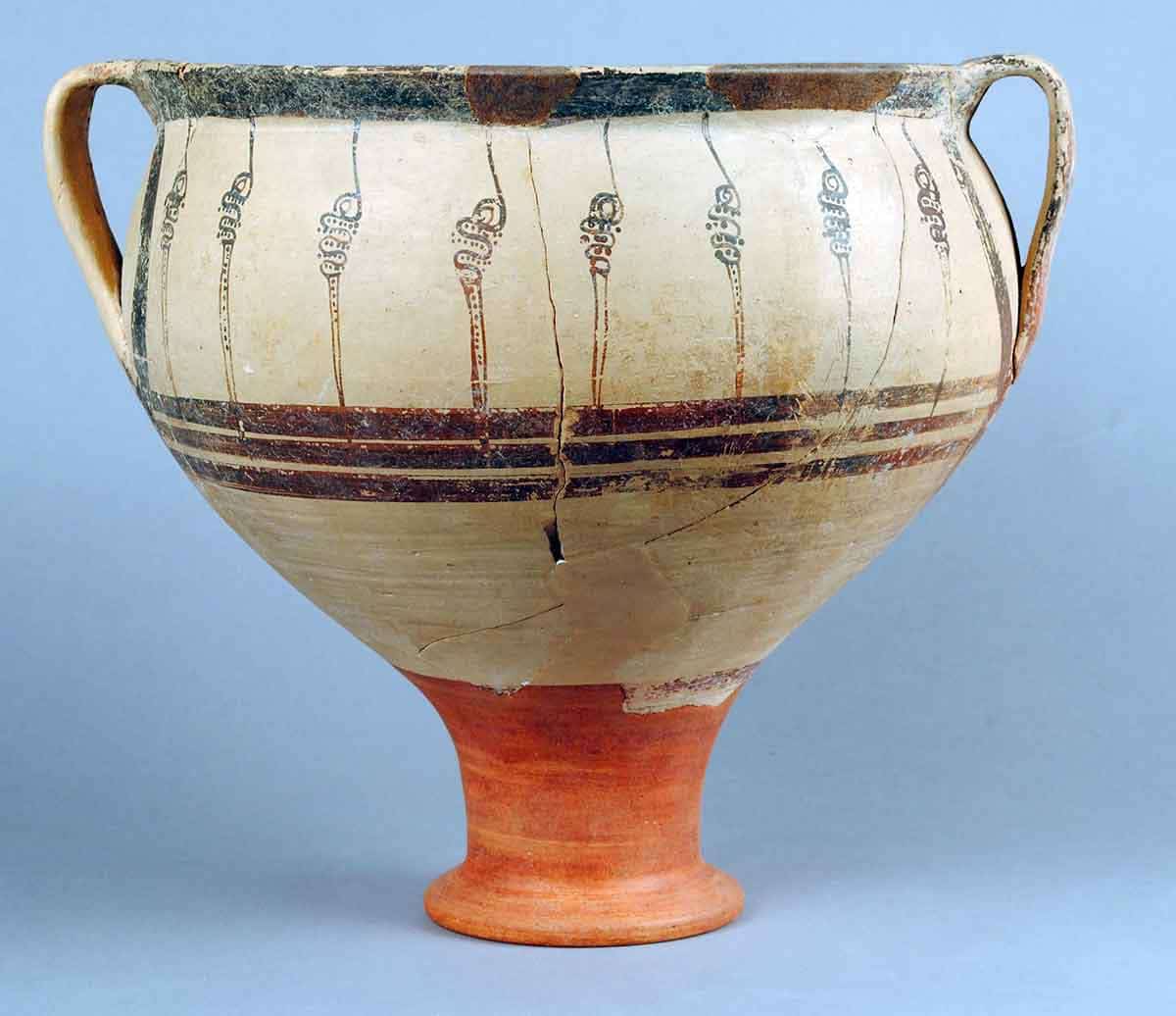 pottery krater murex