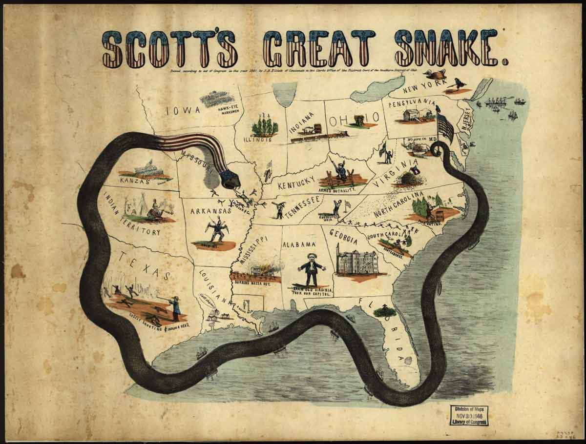 anaconda plan 1861