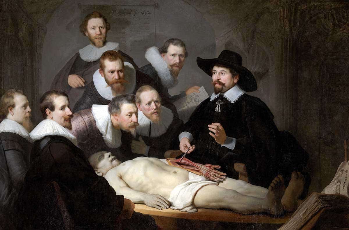 anatomy lesson nicolaes tulp