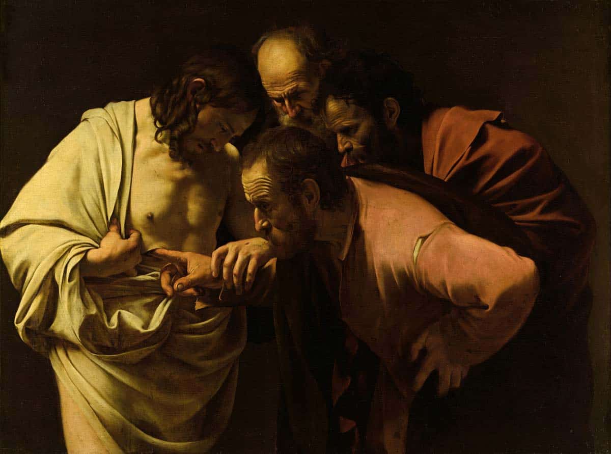 doubting thomas caravaggio