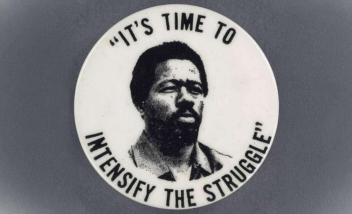 eldridge cleaver slogan button