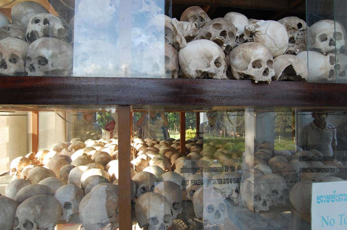 genocide victim skulls