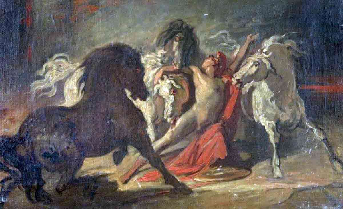 géricault mares of diomedes painting