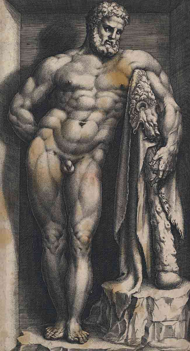 ghisi farnese hercules engraving