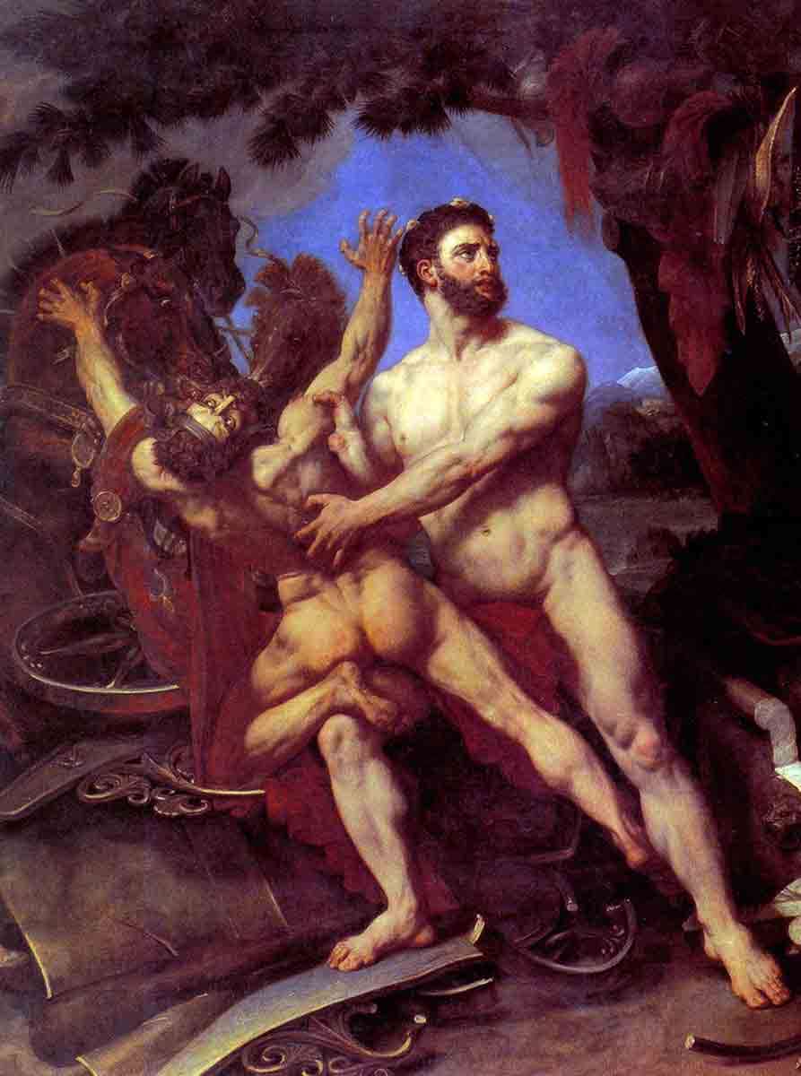 gros hercules diomedes painting