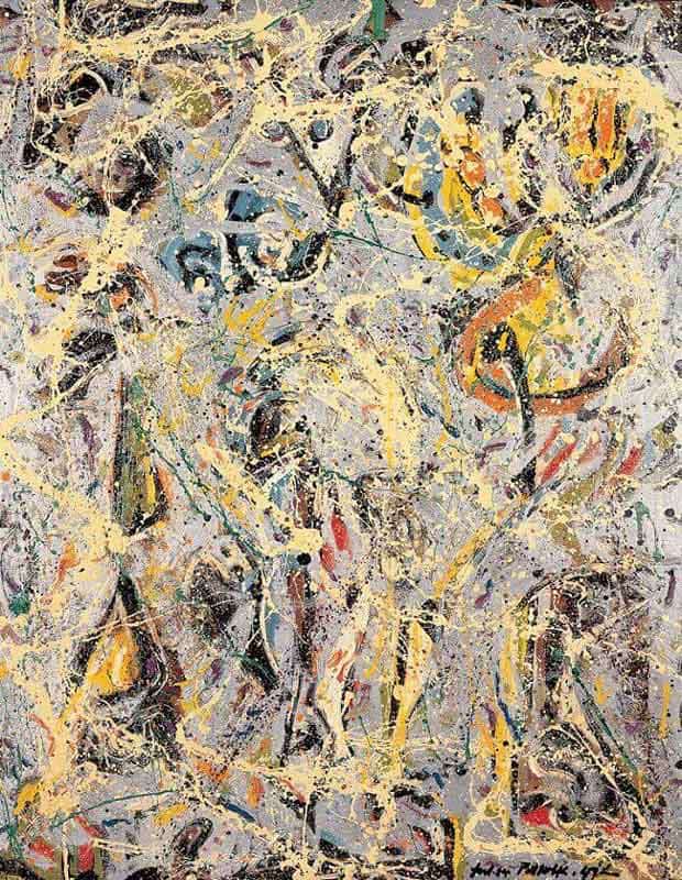 jackson pollock galaxy painting