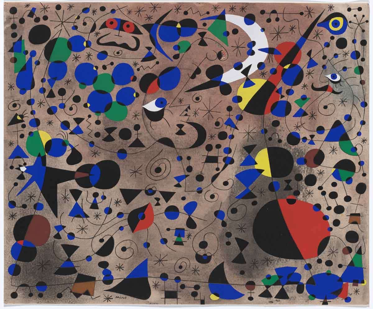 joan miró constellations painting