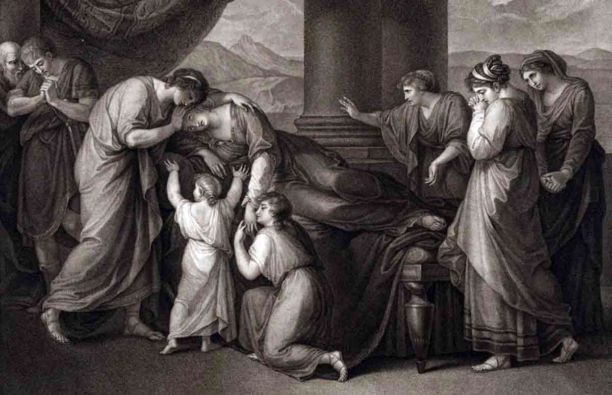 kauffmann death alcestis engraving