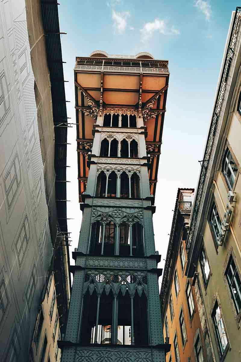 lisbon santa justa elevator