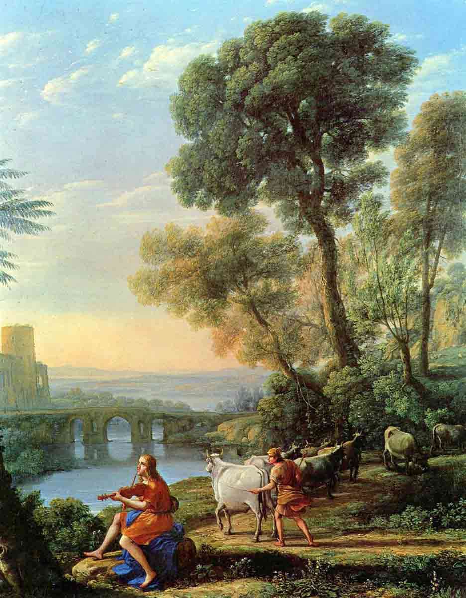 lorrain apollo herds admetus painting