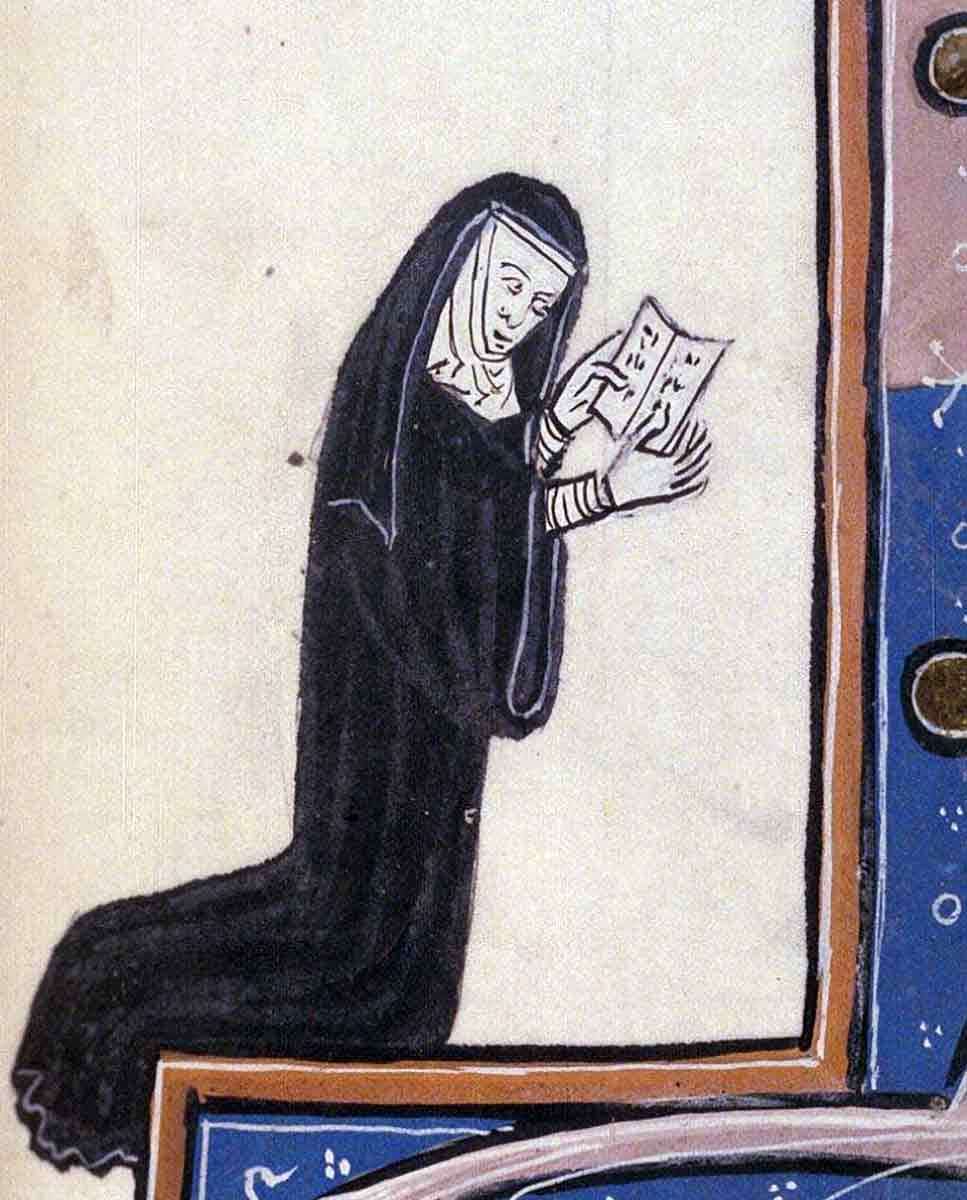 nun at prayer bodleian library