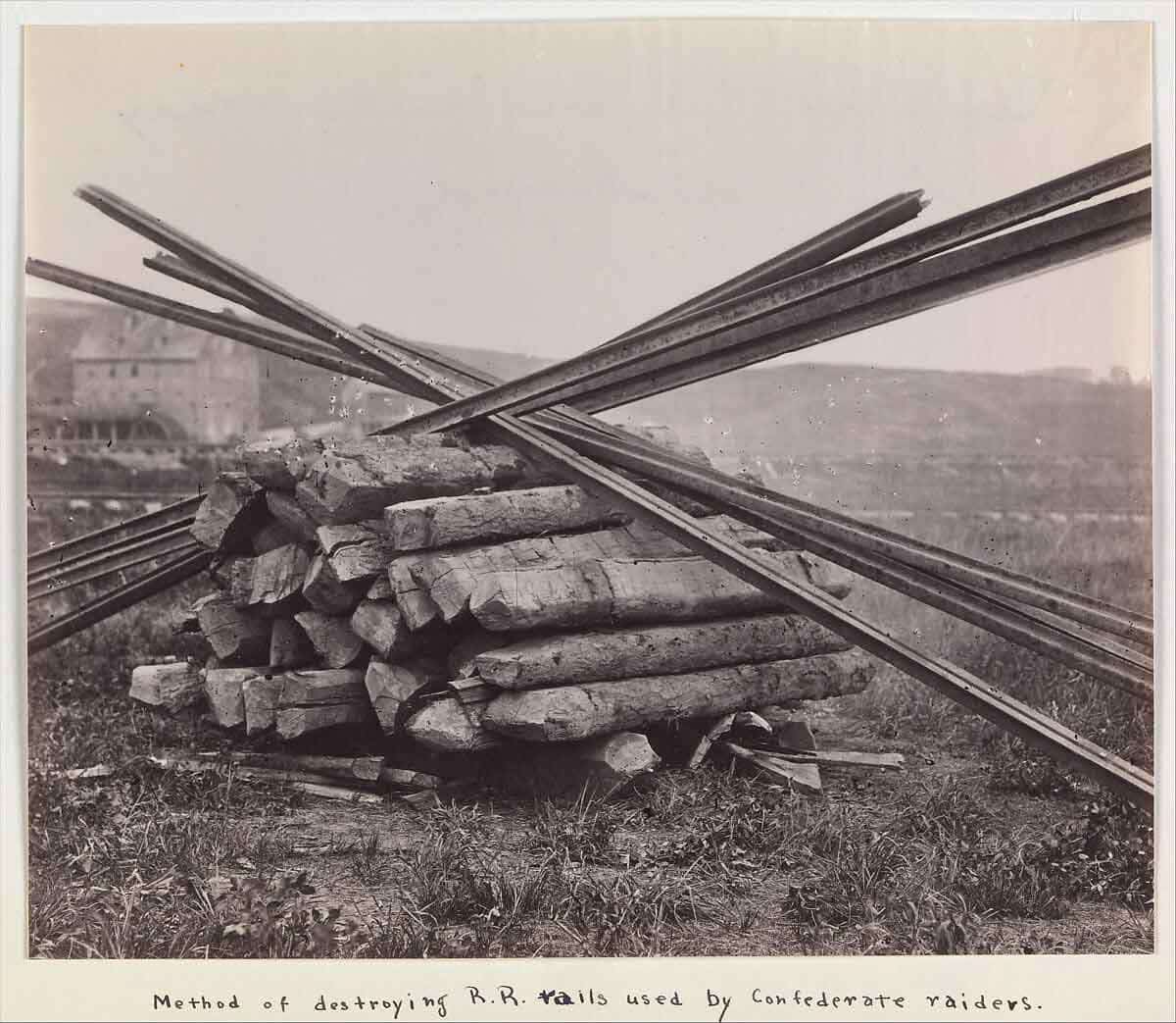 railroad iron used for ironclads