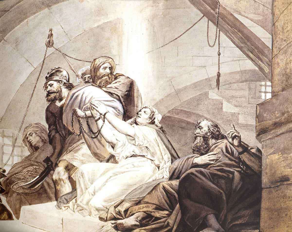 saint thaddeus in prison