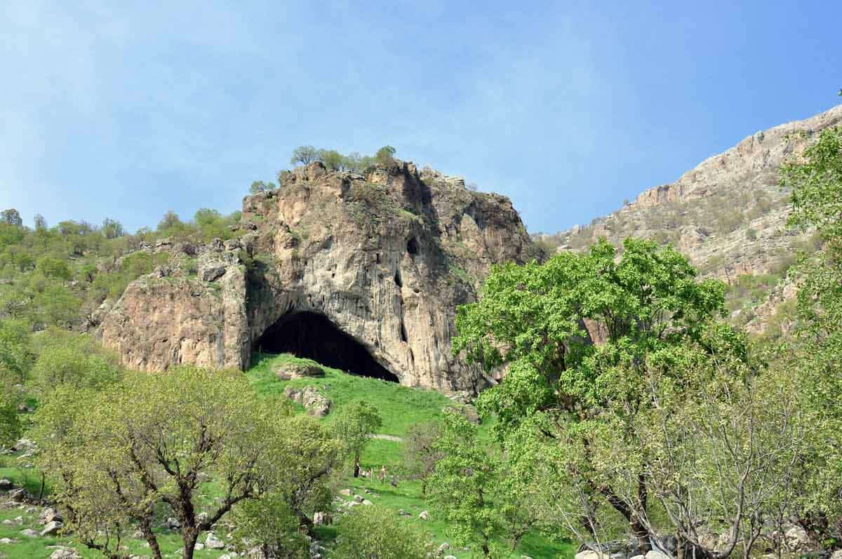 shanidar cave entrance