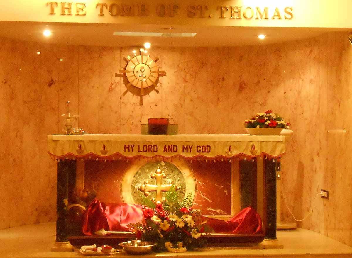 tomb saint thomas in india