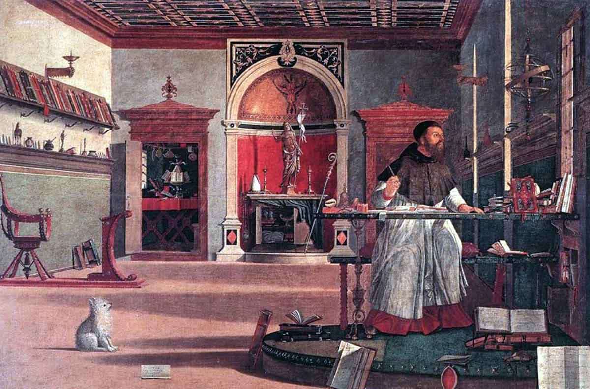 vittore carpaccio st augustine painting