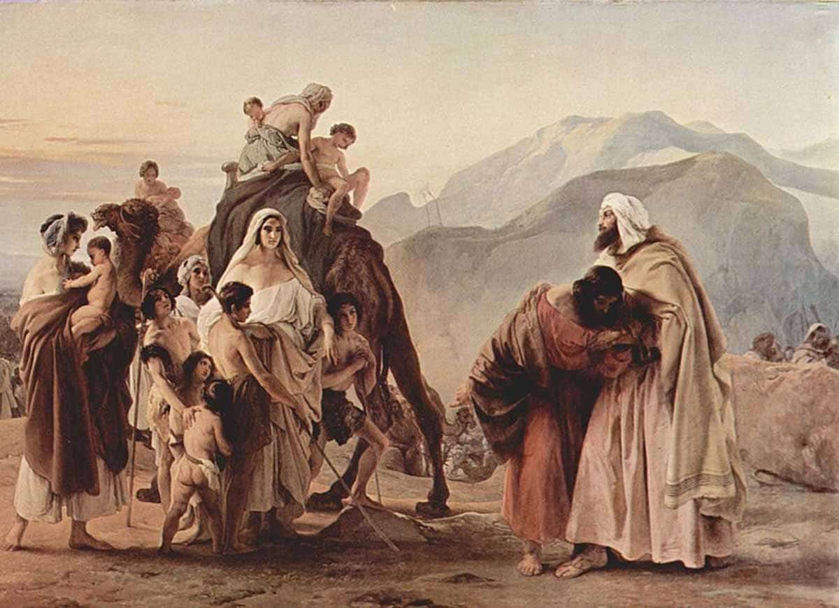 esau and jacon hayez patriarch