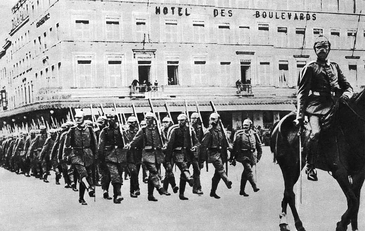 german troops enter belgium photo