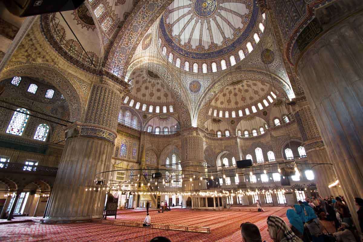 inside sultan ahmet