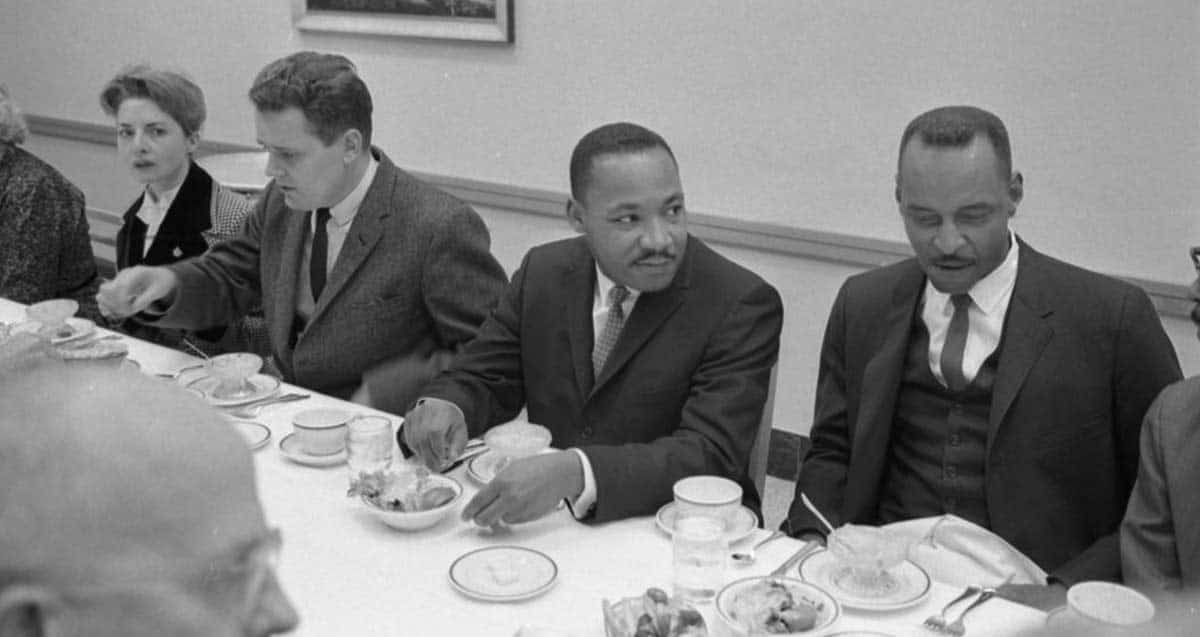 martin luther king dinner 1962