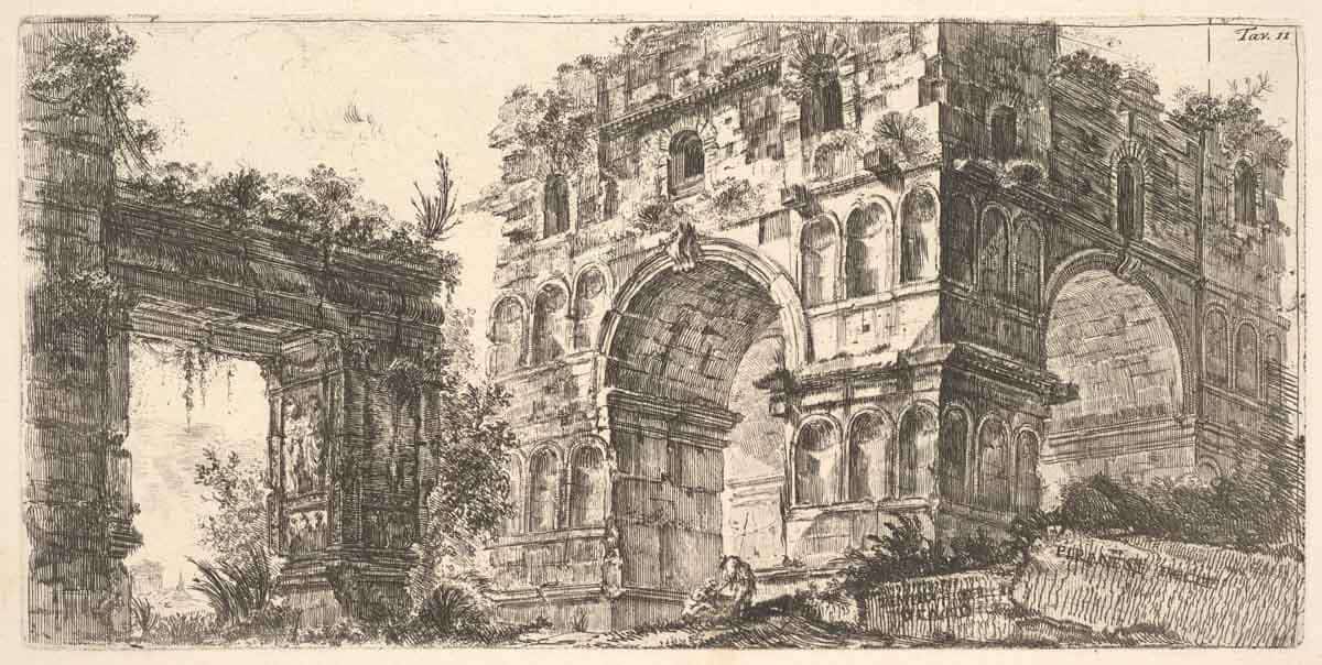 print of temple of janus