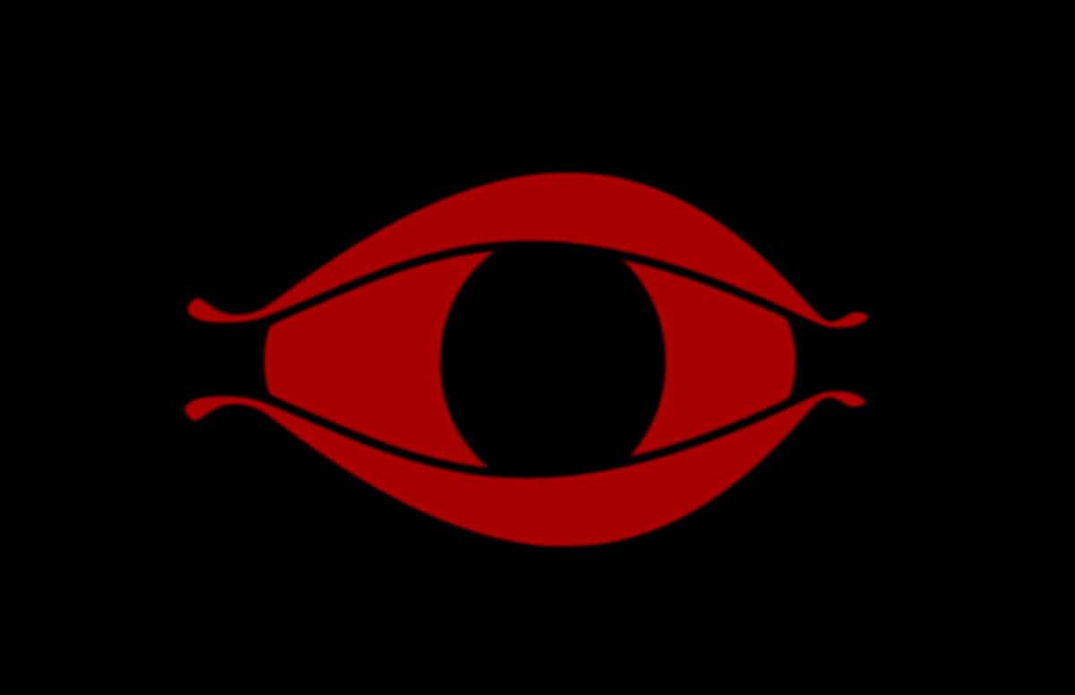 red eye sauron flag tolkien