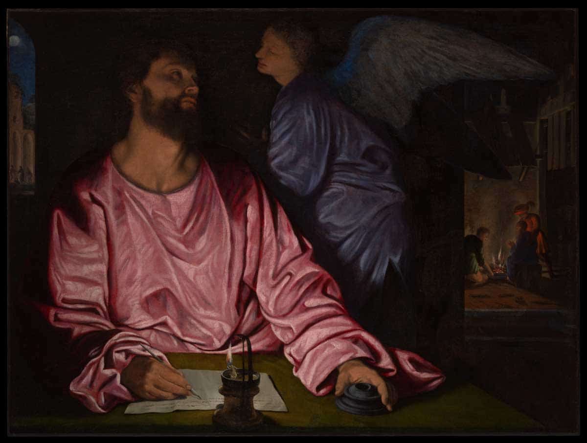 saint matthew with the angel