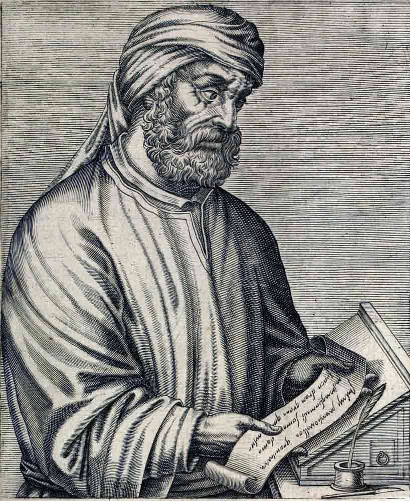 tertullian black and white drawing