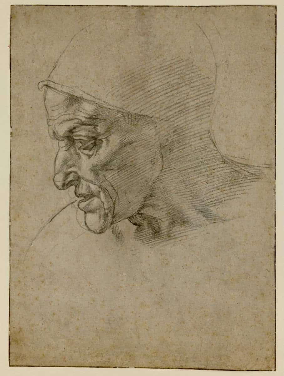 michelangelo-sistine-chapel-sketch-man