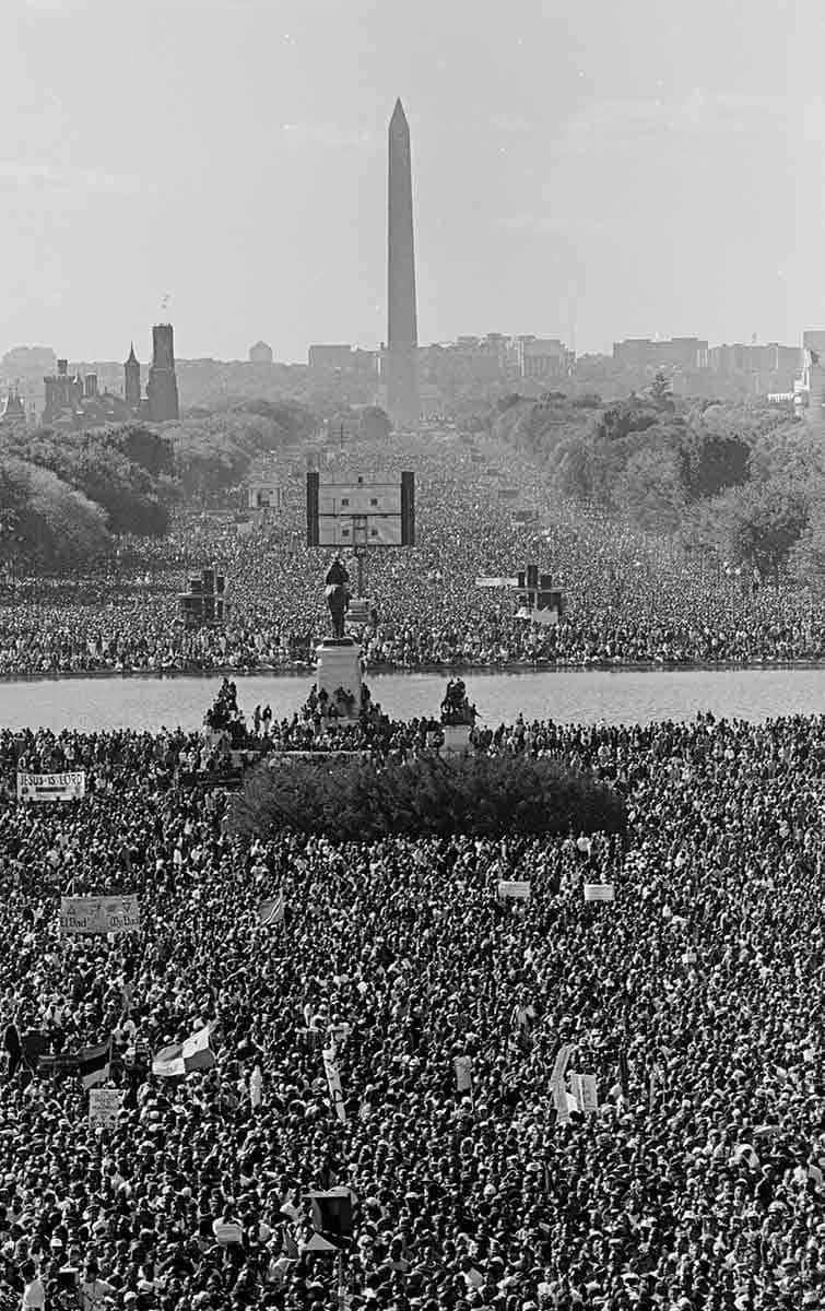 national mall protest march