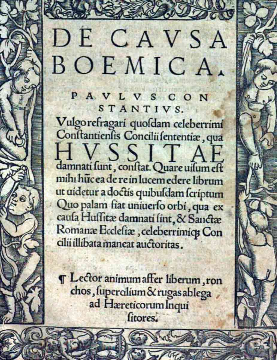 De causa boemica Jan Hus