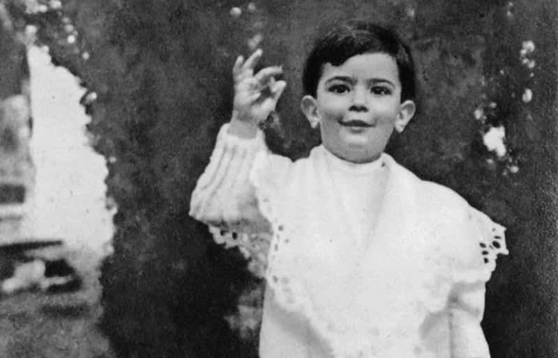 Salvador Dalí as a child, 1906, via Apic / Getty Images