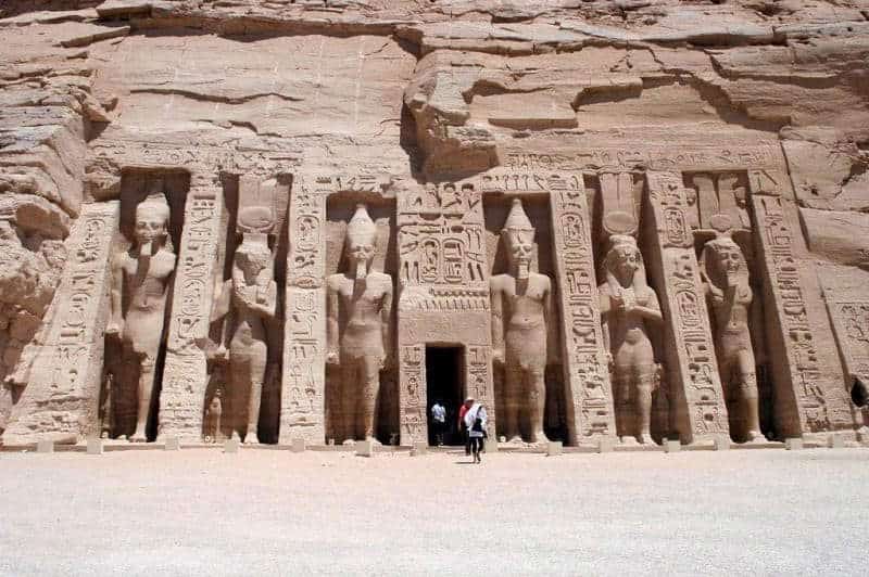 Entrance, The Small Temple, Abu Simbel