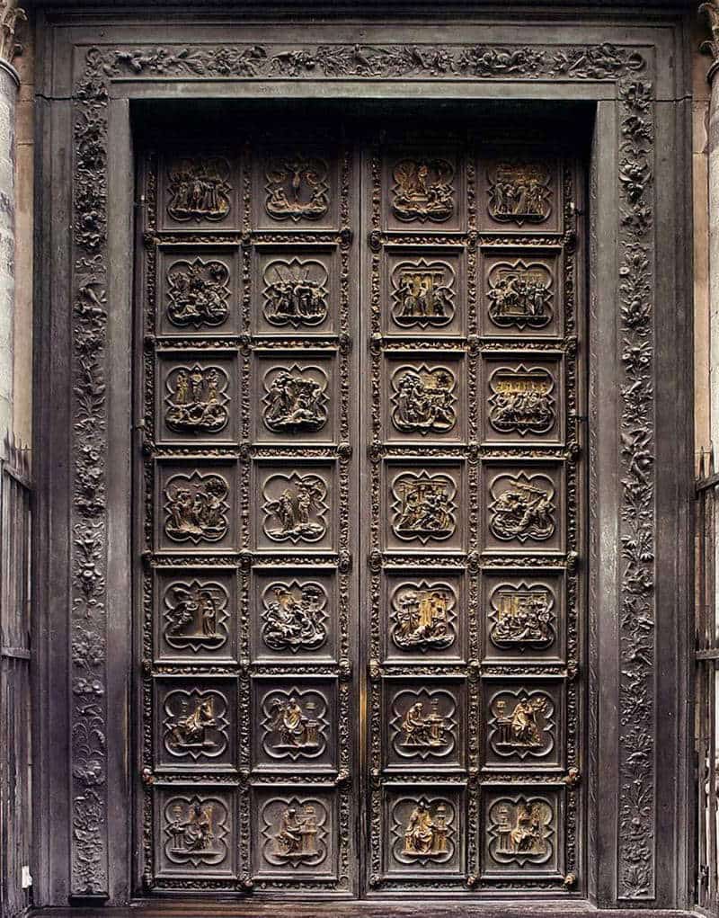 Ghiberti’s legendary designs for the North Doors of the Baptistery, via Lorenzo Ghiberti