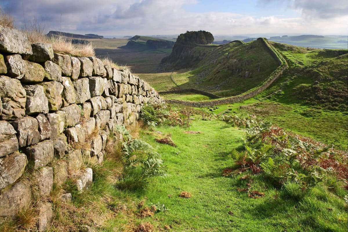 Hadrian’s Wall in Northumberland