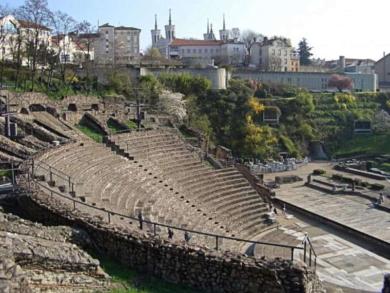 Gallo-Roman theatre in the city of Lyon