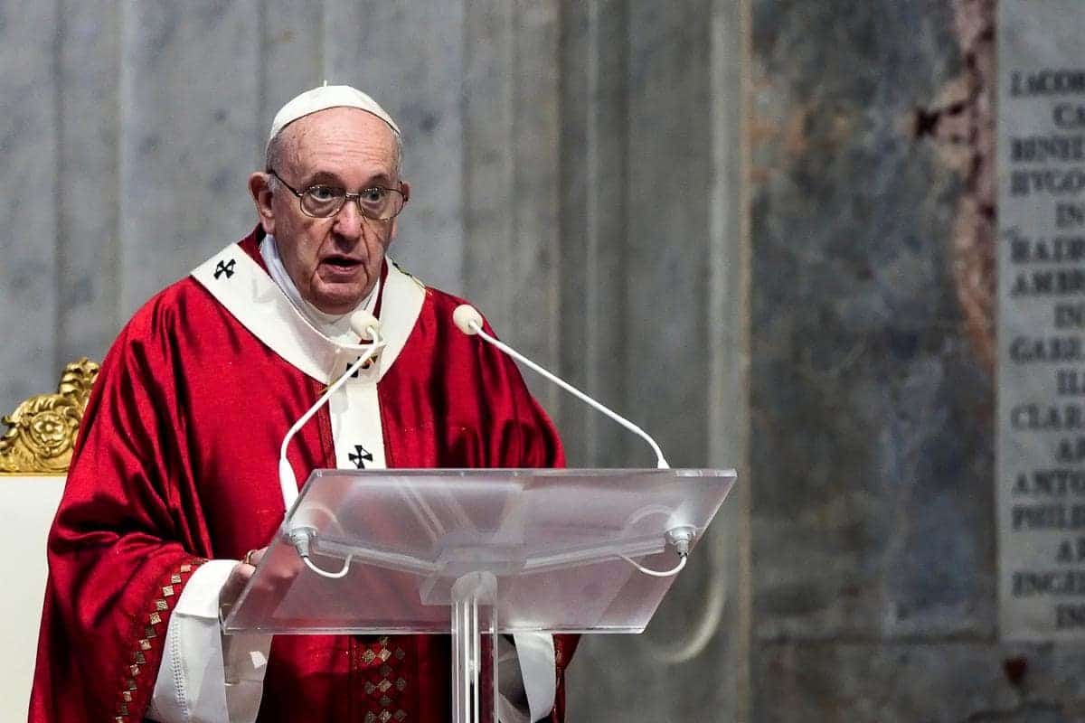 pope francis hagia sophia