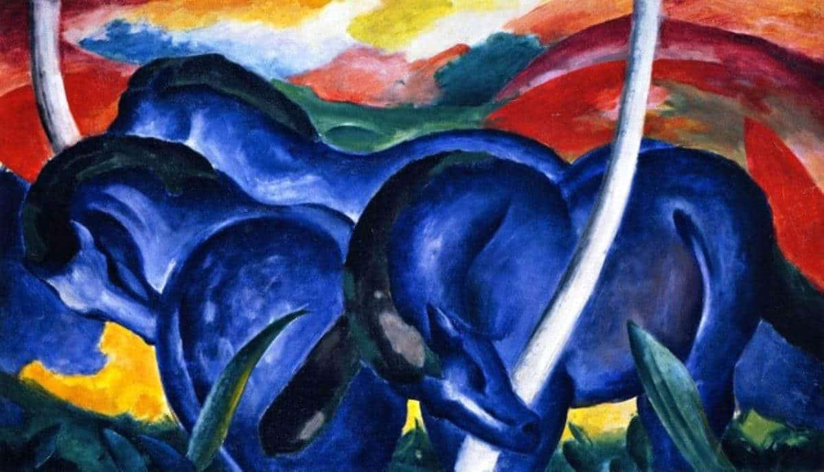 blue horses franz marc